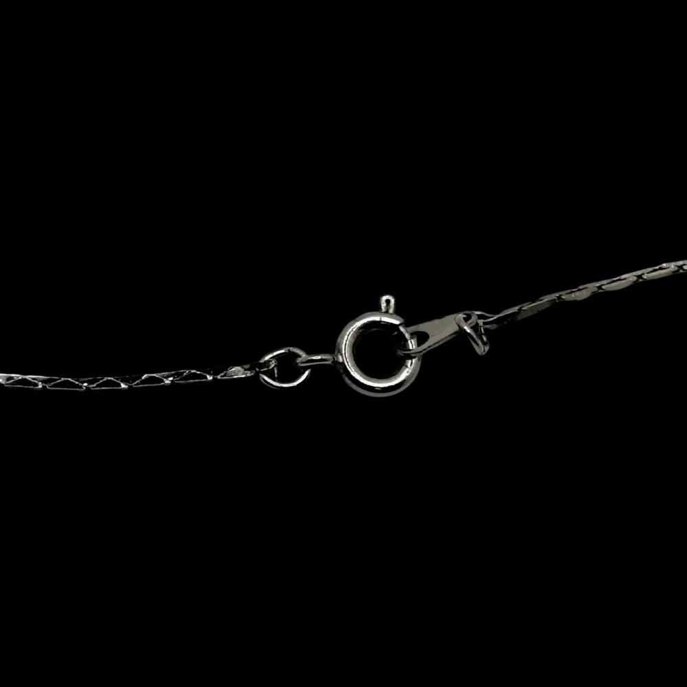 Vintage Heart Pendant Necklace Silver Tone Womens - Picture 12 of 14